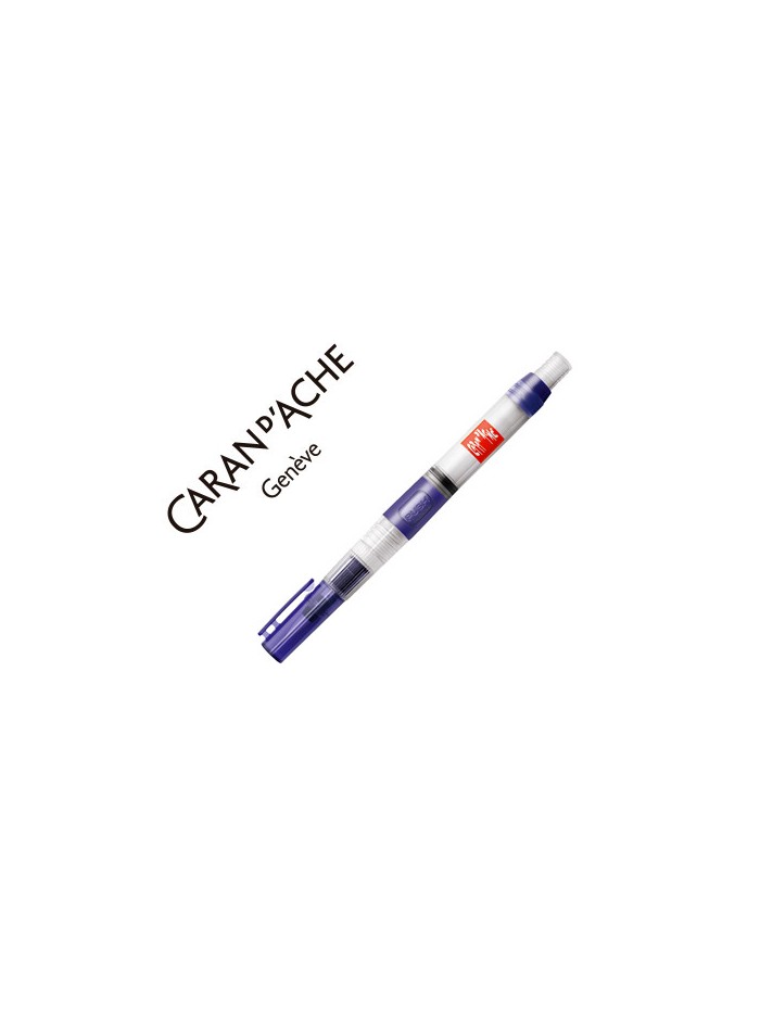 Pincel caran d'ache con deposito de agua regulable cuerpo enroscable y capuchon con clip Pincel caran d'ache con deposito de agua regulable cuerpo enroscable y capuchon con clip