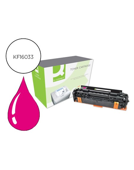 Toner q-connect compatible hp ce413a color laserjet m351a / 451dn / 451nw / 375nw / 475dn magenta 2.600 pag