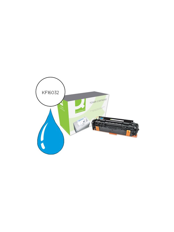Toner q-connect compatible hp ce411a color laserjet m351a / 451dn / 451dw / 451nw / 375nw / 475dn / 475dw cian 2.600 pag Toner q-connect compatible hp ce411a color laserjet m351a / 451dn / 451dw / 451nw / 375nw / 475dn / 475dw cian 2.600 pag