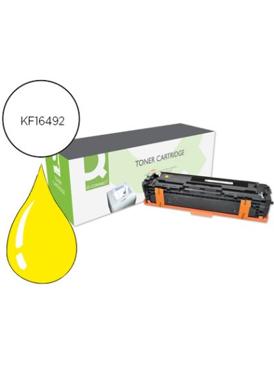 Toner q-connect compatible hp cf212a color laserjet m251n / 251nw / 276n / 276nw amarillo 1.800 pag