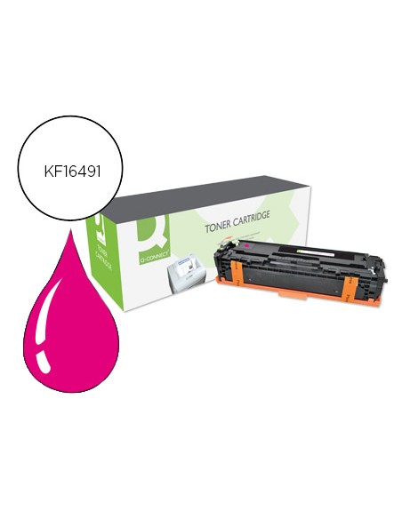 Toner q-connect compatible hp cf213a color laserjet m251n / 251nw / 276n / 276nw magenta 1.800 pag