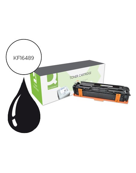 Toner q-connect compatible hp cf210x color laserjet m251n / 251nw / 276n / 276nw negro 2.400 pag