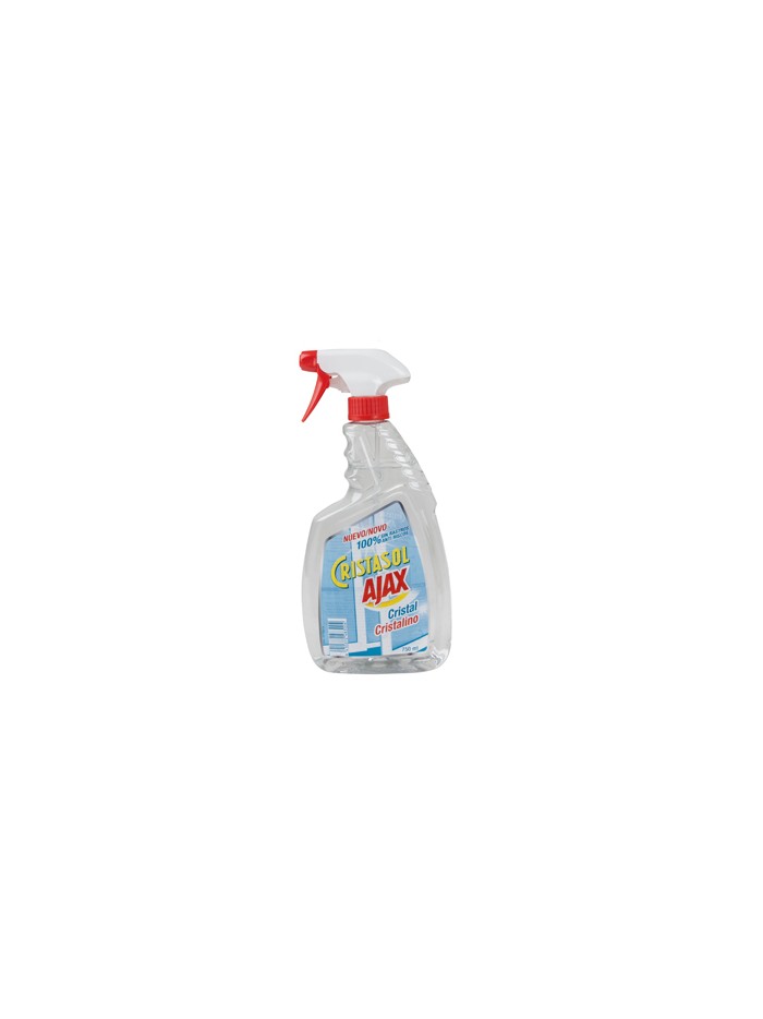 Limpiacristales liquido ajax cristalino con pistola pulverizadora 750 ml Limpiacristales liquido ajax cristalino con pistola pulverizadora 750 ml