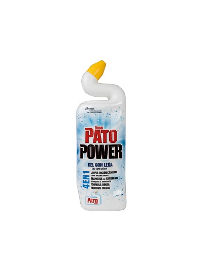 Limpiador de inodoro pato formula 4 en uno gel con lejia 750 ml