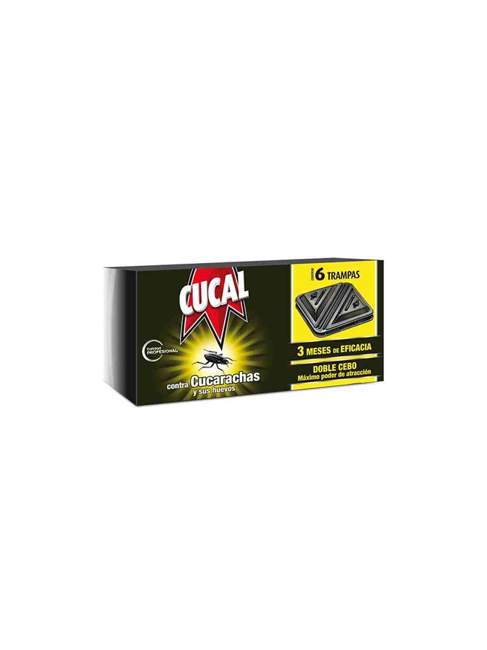 Trampa cucal contra cucarachas y huevos doble cebo 3 meses de eficacia pack de 6 trampas Trampa cucal contra cucarachas y huevos doble cebo 3 meses de eficacia pack de 6 trampas