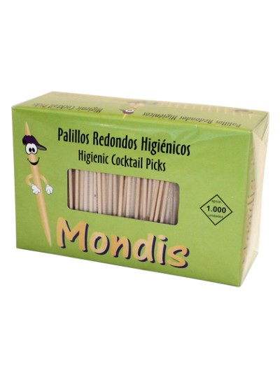 Palillo de dientes enfundado en celofan caja de 1000 unidades