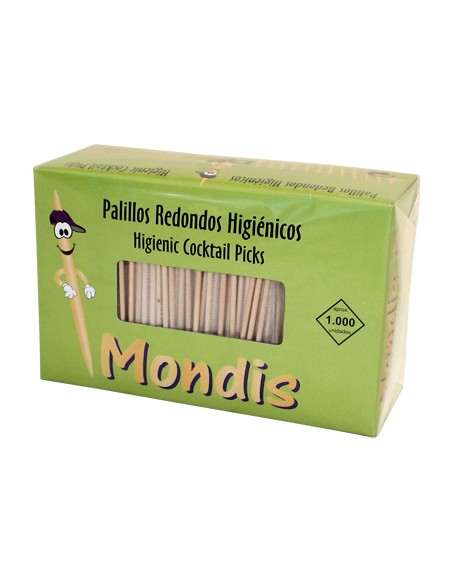 Palillo de dientes enfundado en celofan caja de 1000 unidades