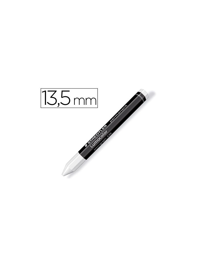 Cera staedtler para marcar blanco lumocolor permanente omnigraph 236 caja de 12 unidades Cera staedtler para marcar blanco lumocolor permanente omnigraph 236 caja de 12 unidades