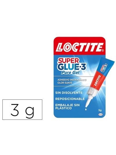 Pegamento loctite 3 gr adhesivo instantaneo gel reposicionable