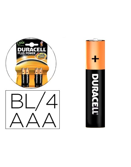 Pila duracell recargable aaa 750 mah blister de 4 unidades