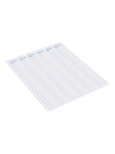 Recambio liderpapel cuarto apaisado pautaguia 100 hojas 75 g cuadriculado pautado 6 mm con margen 2 taladros