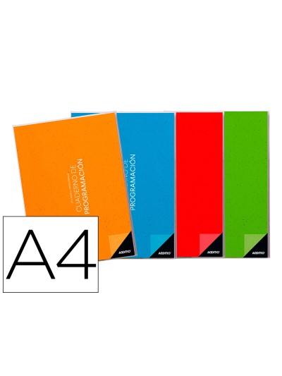 Cuaderno de programacion additio a4 plan mensual y programacion semanal del curso sin fechas