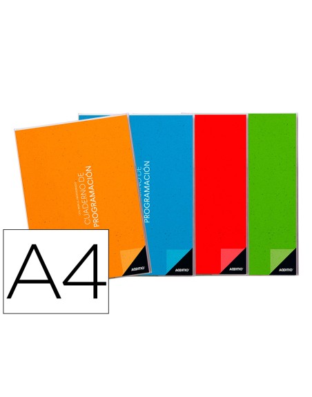 Cuaderno de programacion additio a4 plan mensual y programacion semanal del curso sin fechas