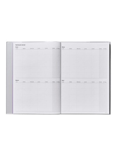 Cuaderno de programacion additio a4 plan mensual y programacion semanal del curso sin fechas