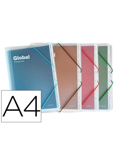 Carpeta global additio a4 con evalucion continua programacion tutoria y reuniones