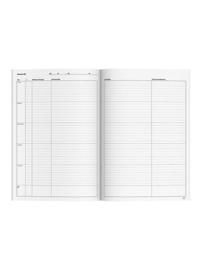Cuaderno memo-notas additio a4 evaluacion continua mas planificacion semanal del curso