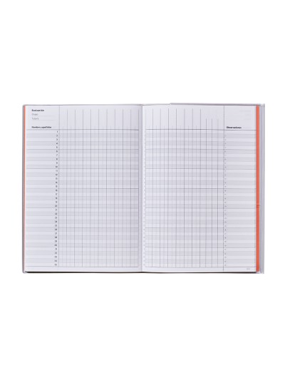Cuaderno de notas aditio a5 horario planificacion mensual plan de curso