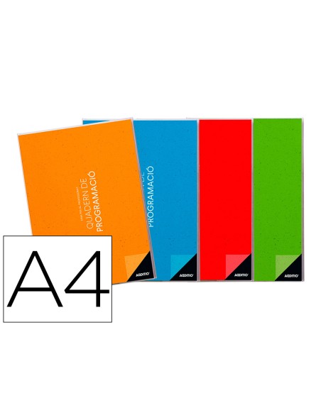 Agenda de programacion additio a4 plan mensual y programacion semanal del curso en catalan