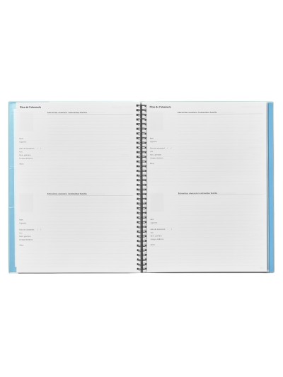 Bloc triplex additio plan curso evaluacion continua plansemanal tutorias mas 6 fundas ransparentes 22,5x31cm catalan