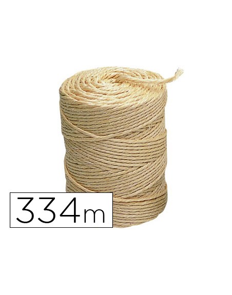 Cuerda sisal 3 cabos liderpapel rollo 2 kg