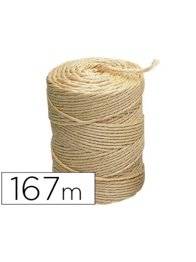 Cuerda sisal 3 cabos liderpapel rollo 1 kg
