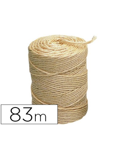 Cuerda sisal 3 cabos liderpapel rollo 1/2 kg
