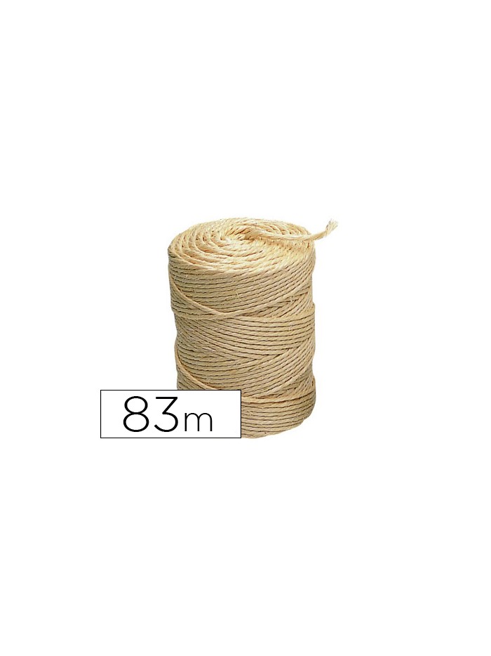 Cuerda sisal 3 cabos liderpapel rollo 1/2 kg Cuerda sisal 3 cabos liderpapel rollo 1/2 kg