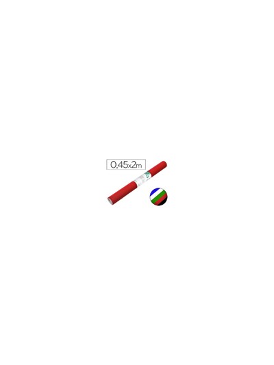 Rollo adhesivo liderpapel unicolor colores surtidos rollo de 0,45 x 2 mt