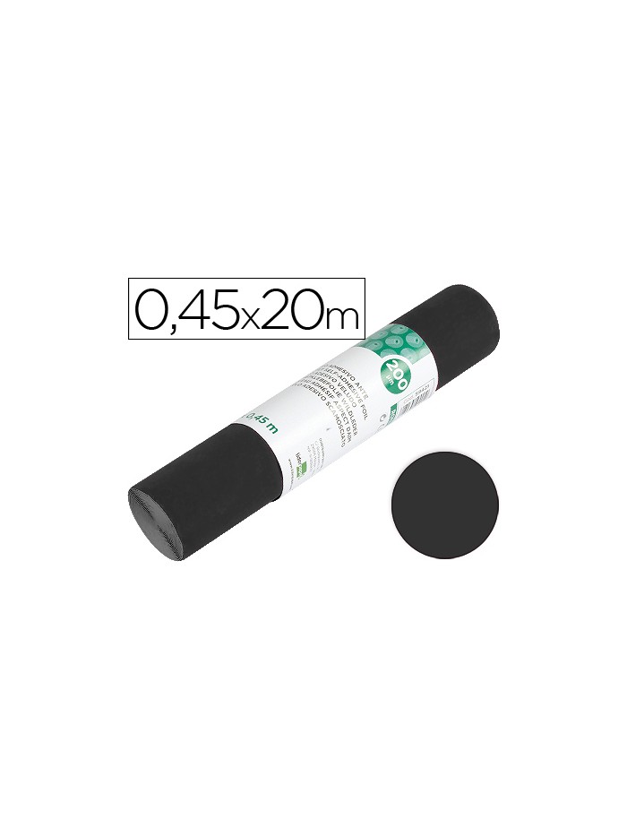 Rollo adhesivo liderpapel unicolor negro mate rollo de 0,45 x 20 mt Rollo adhesivo liderpapel unicolor negro mate rollo de 0,45 x 20 mt