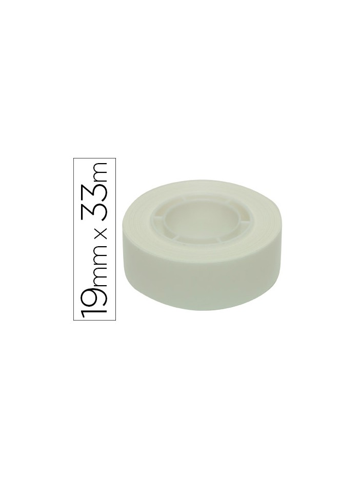 Cinta adhesiva apli 33 mt x 19 mm color blanco Cinta adhesiva apli 33 mt x 19 mm color blanco