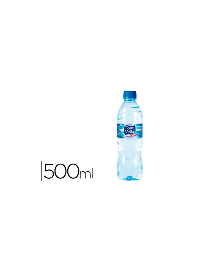 Agua mineral natural font vella sant hilari 500 ml Agua mineral natural font vella sant hilari 500 ml