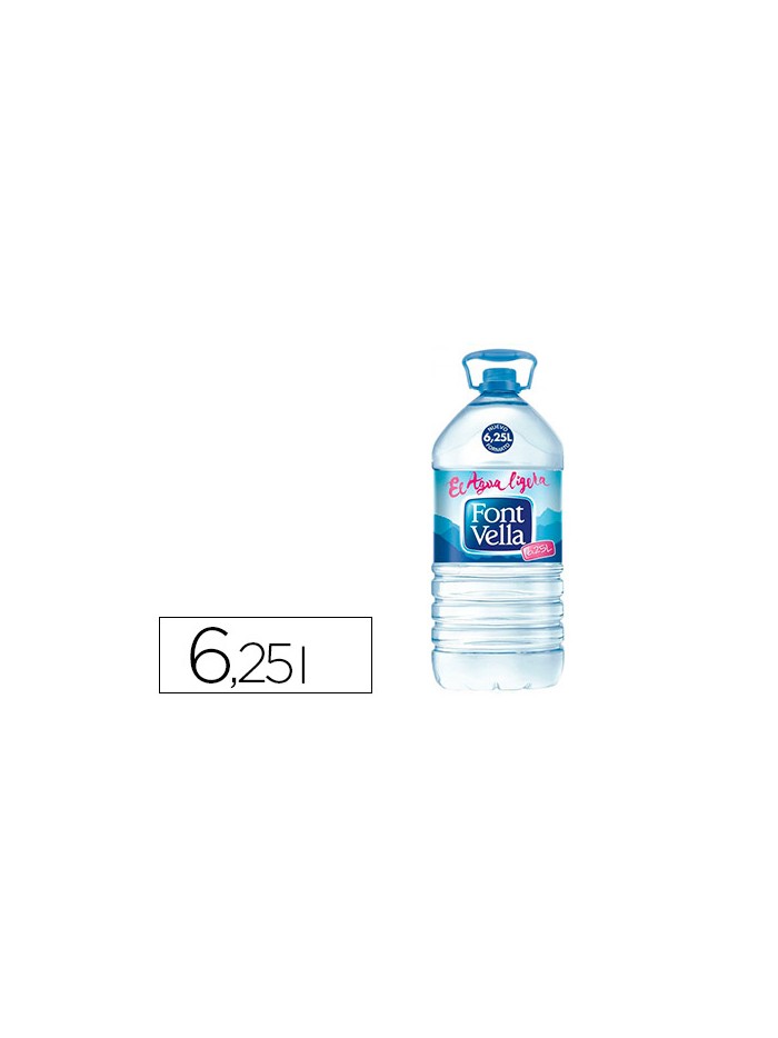 Agua mineral natural font vella sant hilari garrafa 6,25 l Agua mineral natural font vella sant hilari garrafa 6,25 l