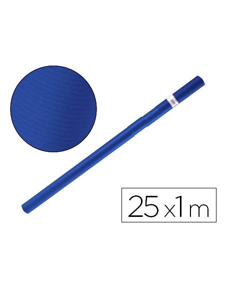 Papel kraft liderpapel azul azurita turquesa rollo 25x1 mt