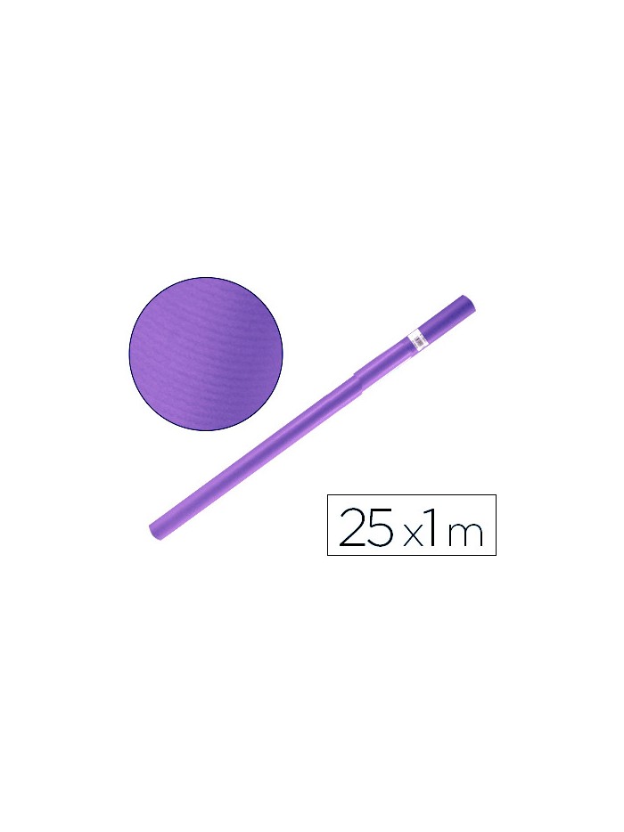 Papel kraft liderpapel violeta rollo 25x1 mt Papel kraft liderpapel violeta rollo 25x1 mt