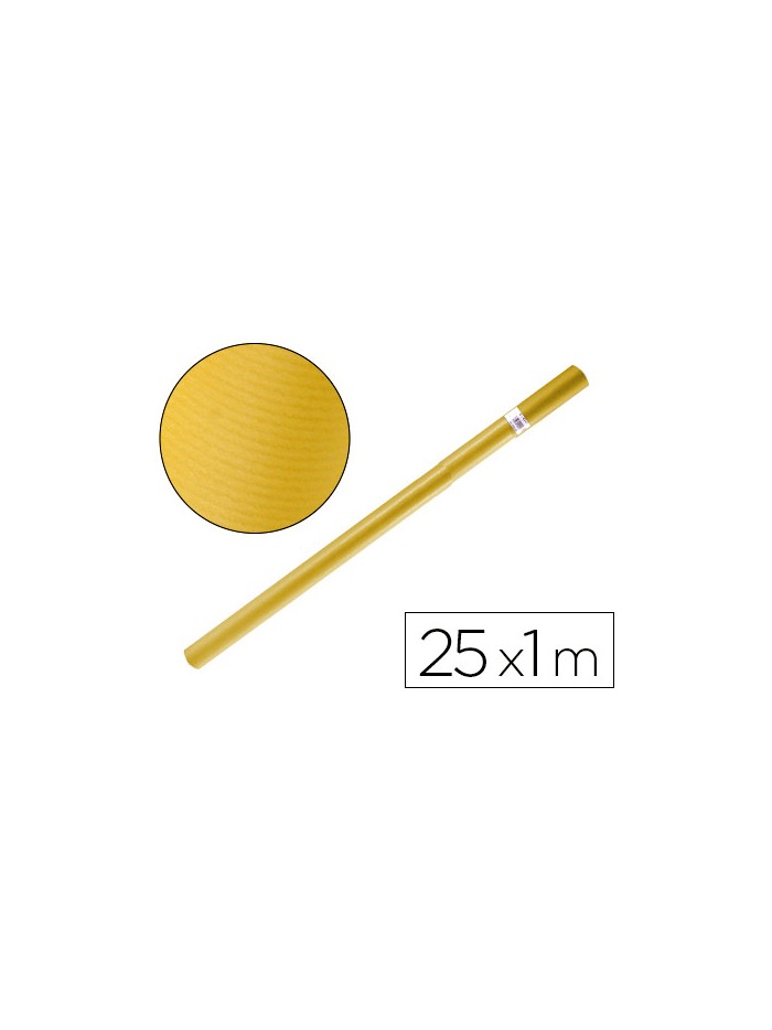 Papel kraft liderpapel amarillo rollo 25x1 mt Papel kraft liderpapel amarillo rollo 25x1 mt