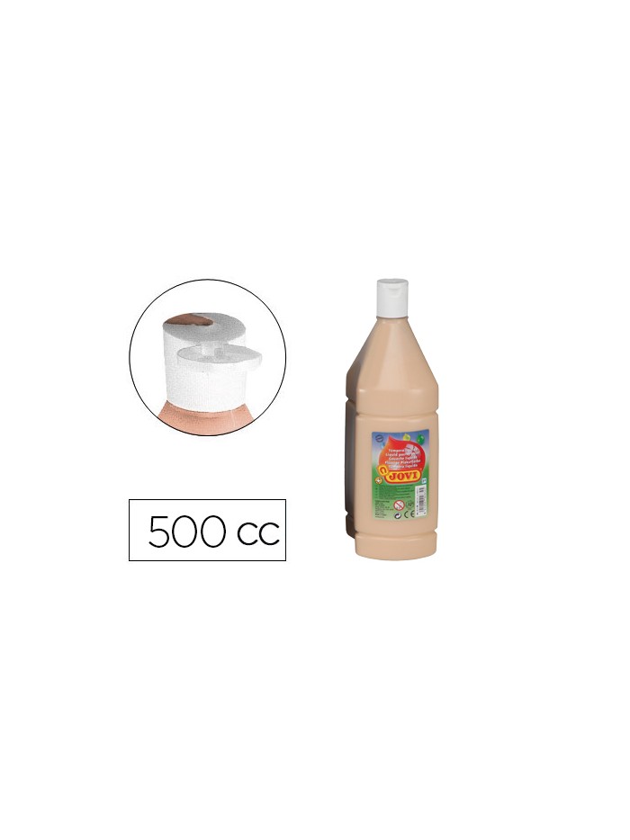 Tempera liquida jovi escolar 500 ml carne Tempera liquida jovi escolar 500 ml carne