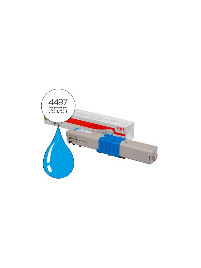 Toner oki c301dn/c321dn cian 1500 pag Toner oki c301dn/c321dn cian 1500 pag