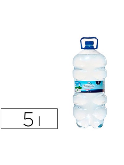 Agua mineral natural fuente primavera garrafa de 5 l