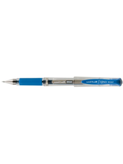 Boligrafo uni-ball um-153 signo broad azul 1 mm tinta gel