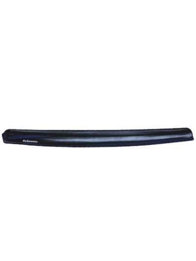 Reposamuñecas de gel fellowes para teclado color negro 471x59x16 mm
