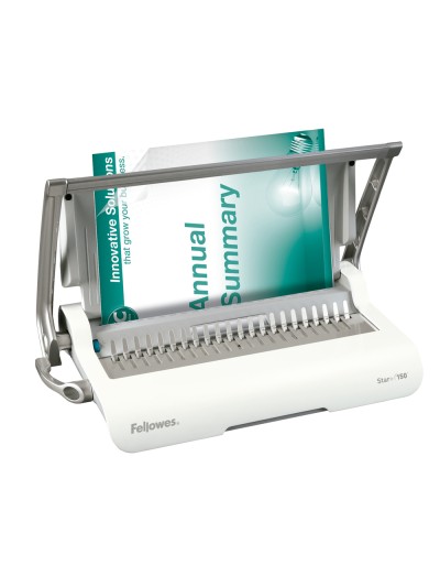Encuadernadora para canutillo fellowes star+150 perfora 15 hojas tamaño din a4 encuaderna hasta 150 hojas
