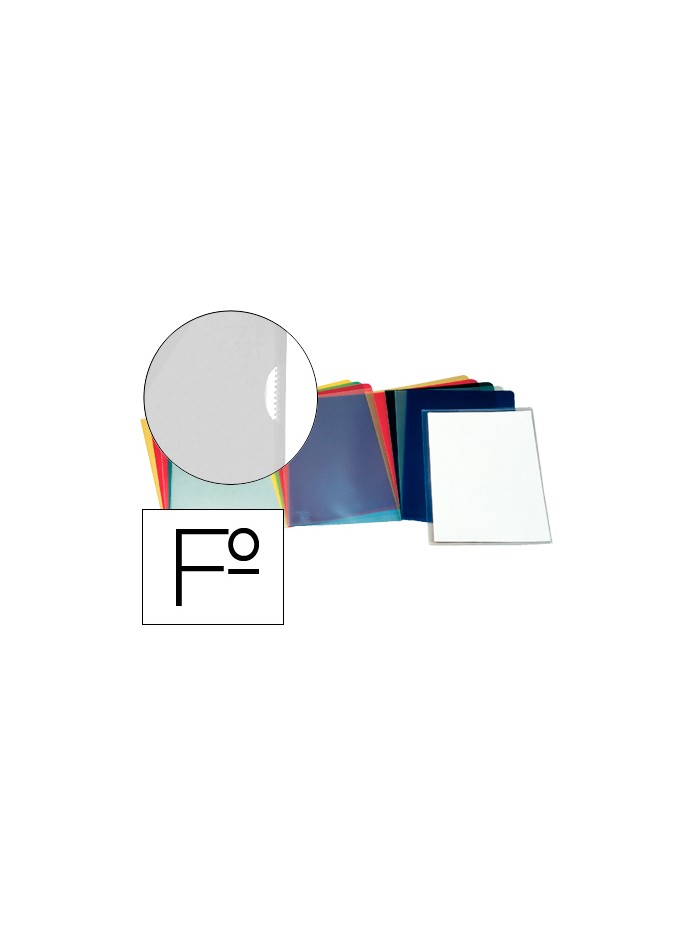 Carpeta esselte dossier uñero plastico folio transparente 110 micras Carpeta esselte dossier uñero plastico folio transparente 110 micras