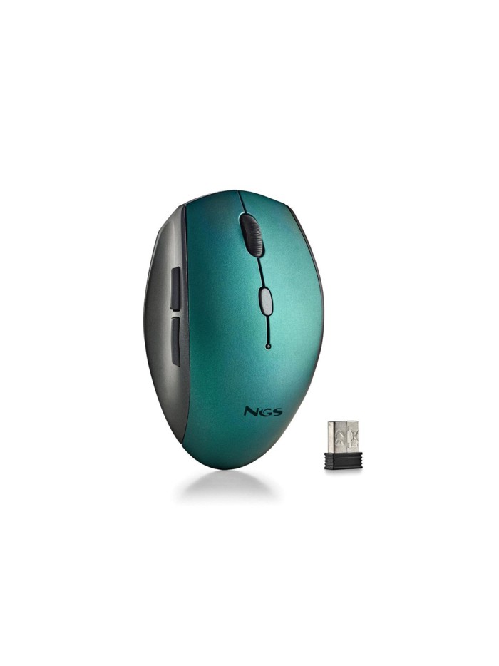 Raton ngs bee 800/1200/1600 dpi inalambrico 5 botones receptor usb-a 2,4 ghz color azul Raton ngs bee 800/1200/1600 dpi inalambrico 5 botones receptor usb-a 2,4 ghz color azul