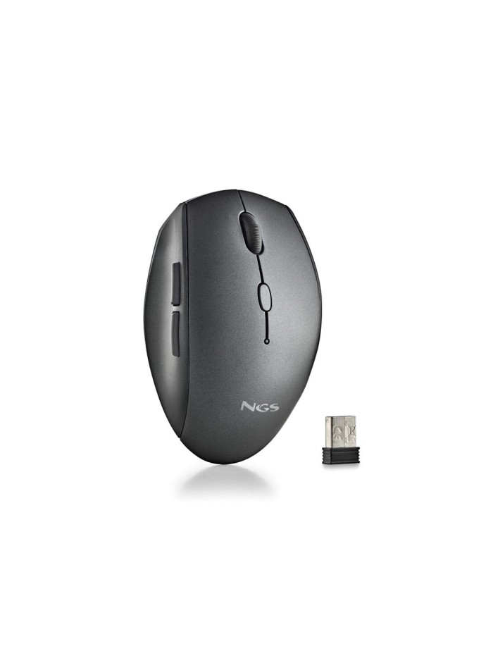Raton ngs bee 800/1200/1600 dpi inalambrico 5 botones receptor usb-a 2,4 ghz color negro Raton ngs bee 800/1200/1600 dpi inalambrico 5 botones receptor usb-a 2,4 ghz color negro