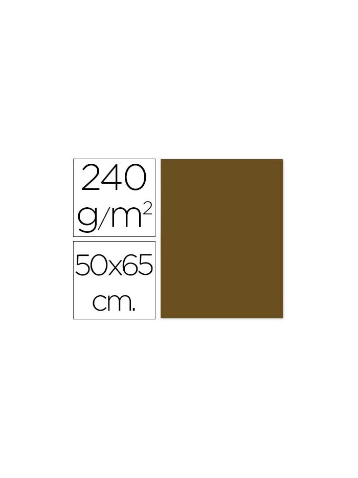 Cartulina liderpapel 50x65 cm 240 g/m2 marron claro escolar Cartulina liderpapel 50x65 cm 240 g/m2 marron claro escolar