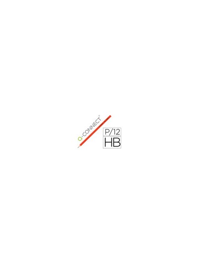 Lapices de grafito q-connect hexagonal sin goma n.2 hb