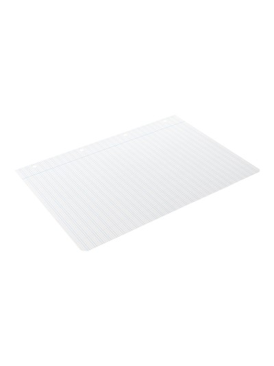 Recambio liderpapel a4 pautaguia 100 hojas 75 g/m2 cuadriculado pautado 2,5 mm con margen 4 taladros
