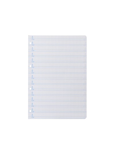 Recambio liderpapel a4 pautaguia 100 hojas 75 g cuadriculado pautado 5 mm con margen 4 taladros