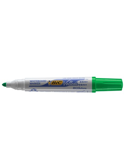 Rotulador bic velleda para pizarra verde punta redonda 1,3 mm