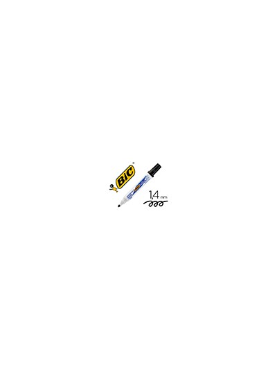 Rotulador bic velleda para pizarra negro punta redonda 1,3 mm